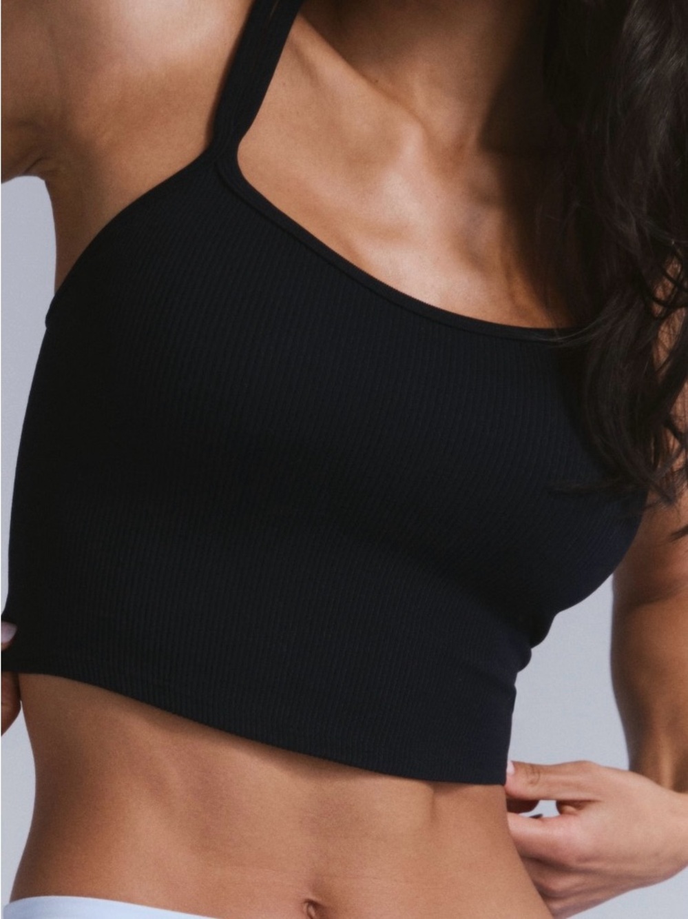 Free People FP Movement Women's Free Throw Break A Sweat Cami, Color Black, XS/S